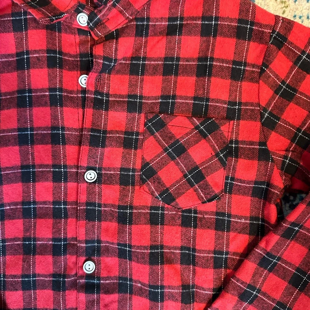 Boy’s Plaid Flannel Button Up